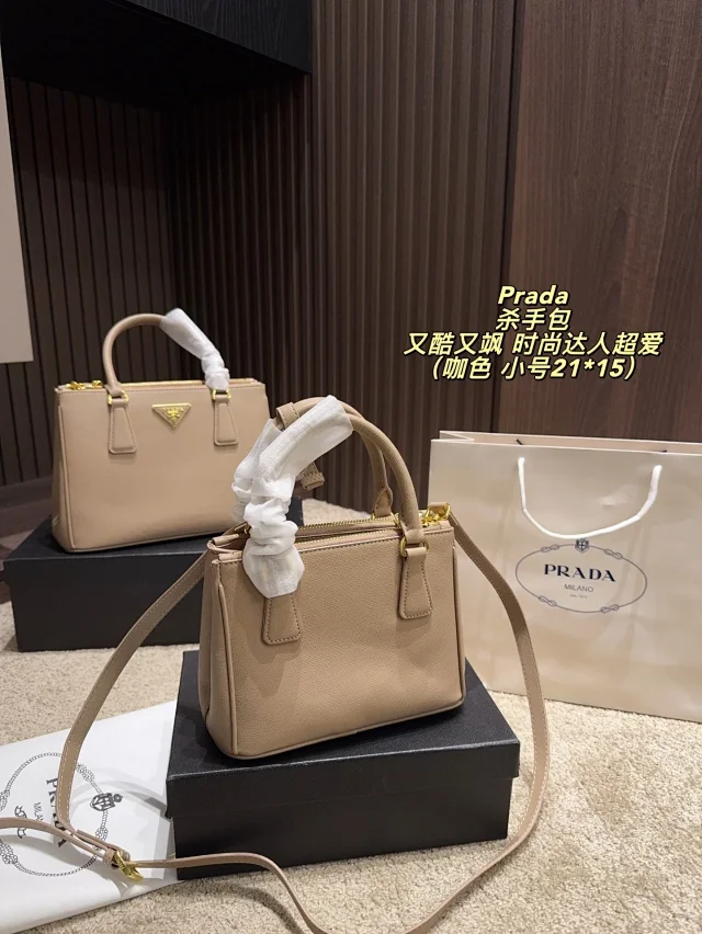 Prada Handbags Saffiano top-handle handbag with detachable shoulder strap product detail image 10