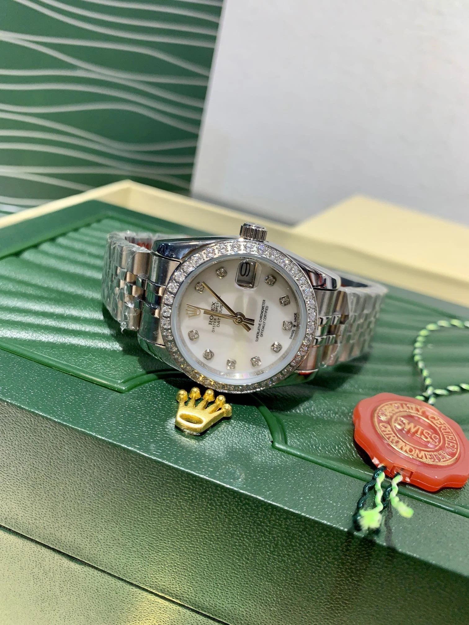 Rolex Datejust with Diamond Bezel and Dial