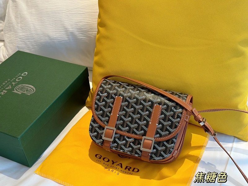 Goyard saddle bag