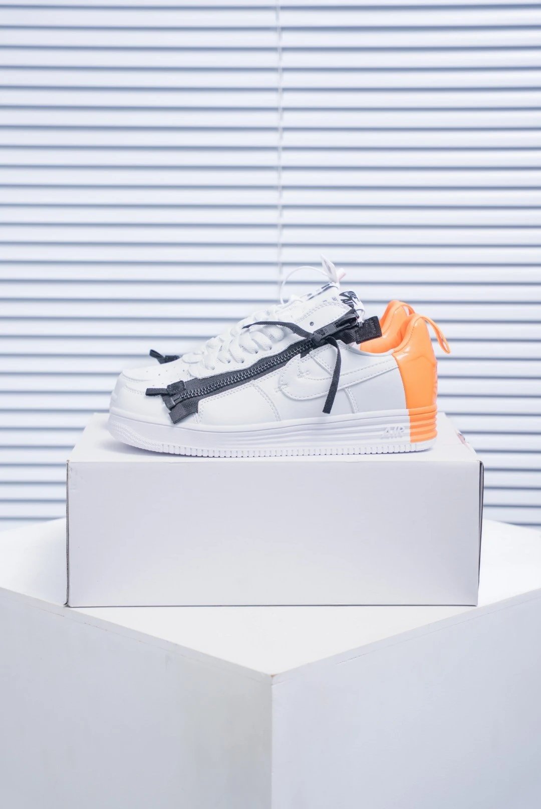 Nike Lunar Force 1 Low SP Acronym White Bright Mandarin 698699-116