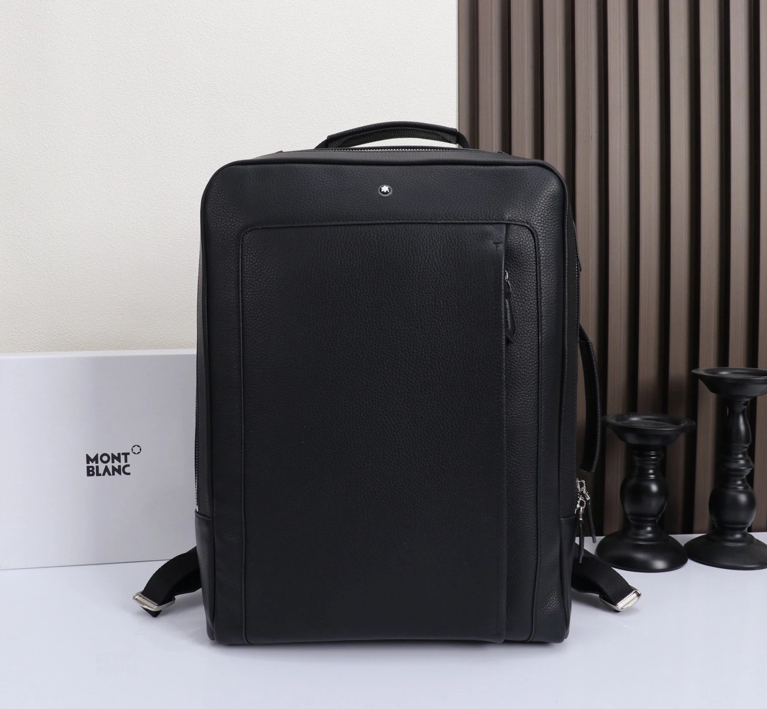 Wanbaojia Double Handed Backpack Men's Travel Bag Original Factory High end Imported Lychee Pattern Head Layer Tire Leather Backpack Stainless Steel Hardware Double Zipper Backpack Essential Artifact for Party, Social and Banquet New Large Male Foreskin Material Super Good Touch Full Leather Backpack MB221626 Size: 44 * 30 * 12cm A-187